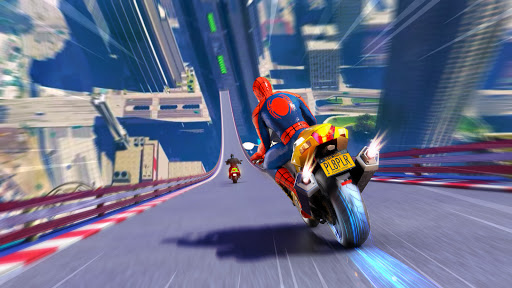 Aperçu Superhero Bike Stunt GT Racing - Mega Ramp Games - Img 1