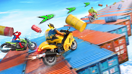 Aperçu Superhero Bike Stunt GT Racing - Mega Ramp Games - Img 2